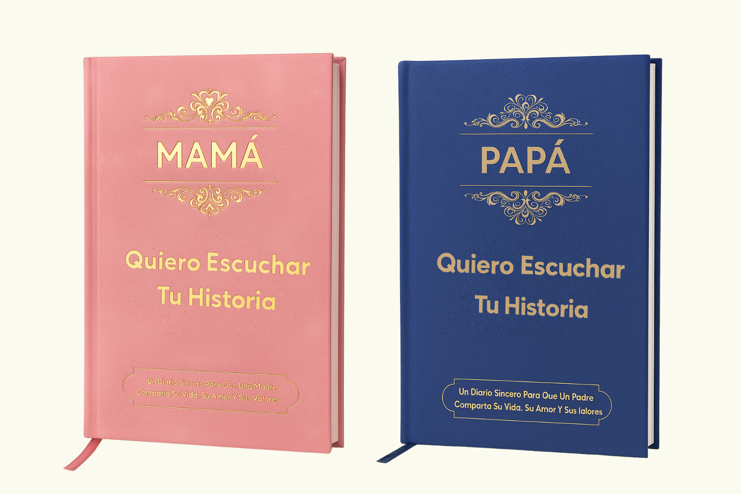 family memory keepsake book for mom and dad