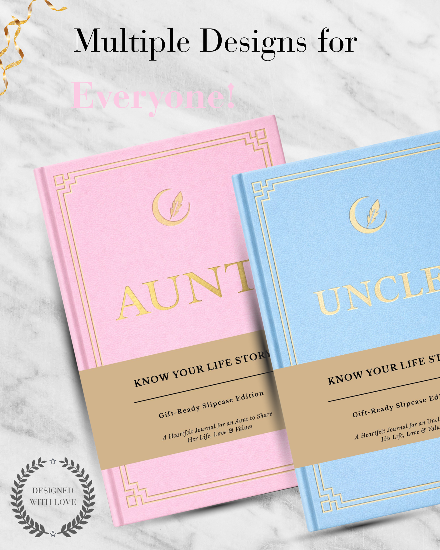 Aunt's Life Story Journal Hardcover with Slipcase