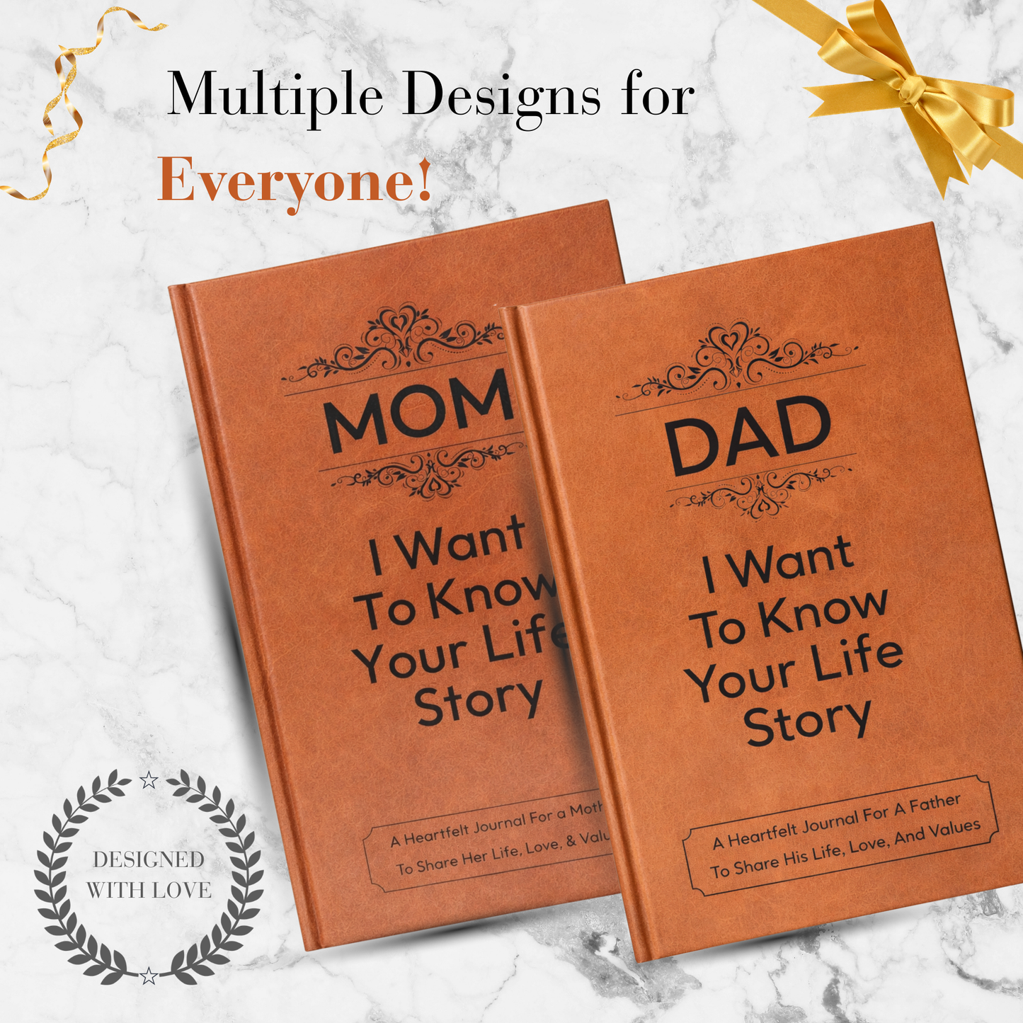 Dad I Want to Know Your Life Story Journal Hardcover, Guided Memory Book for Dad, Fathers Day Birthday Christmas Keepsake Gift