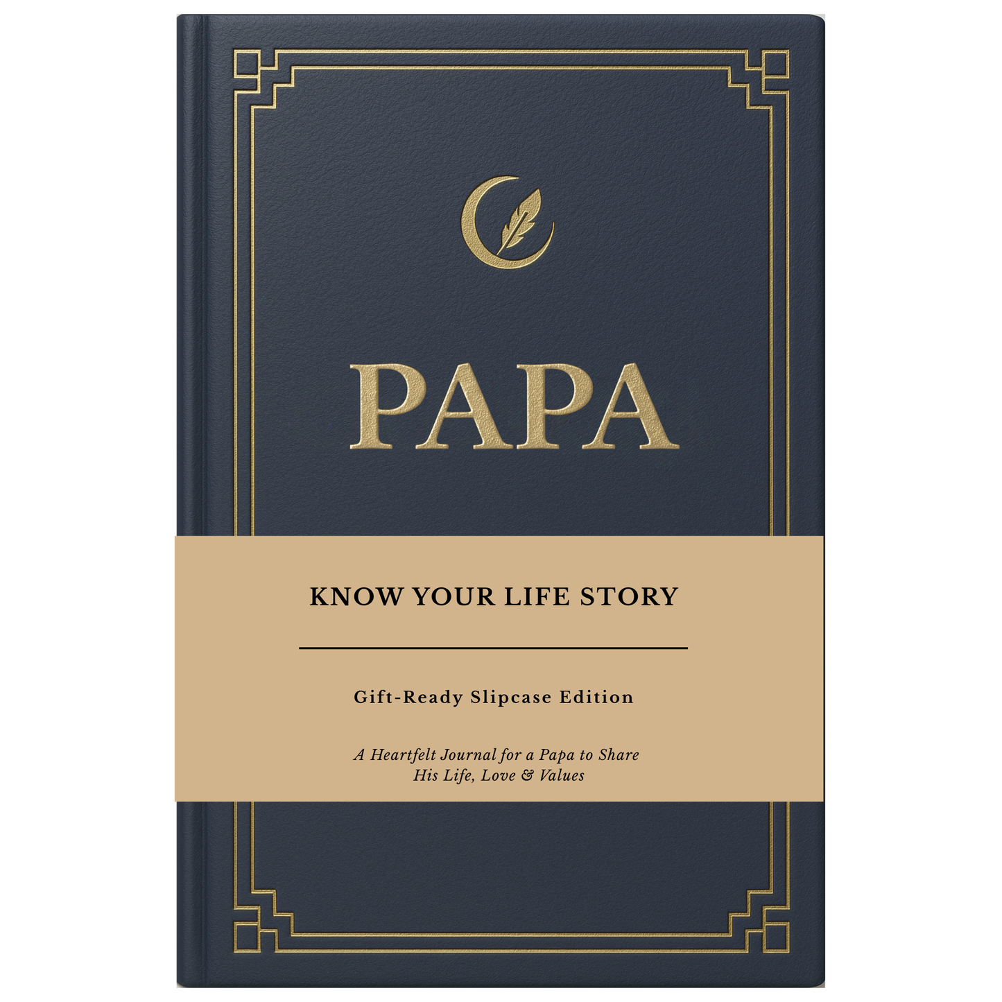 Papa's Life Story Journal Hardcover with Slipcase