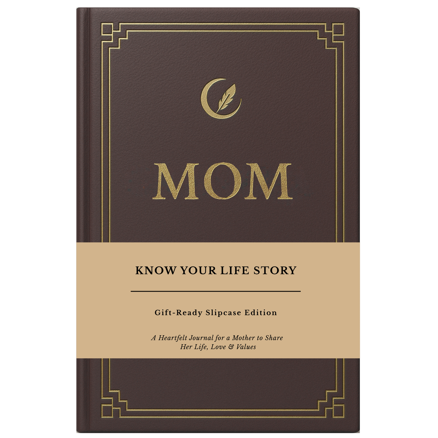Mom's Life Story Journal Hardcover with Slipcase