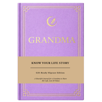 Grandma's Life Story Journal Hardcover with Slipcase