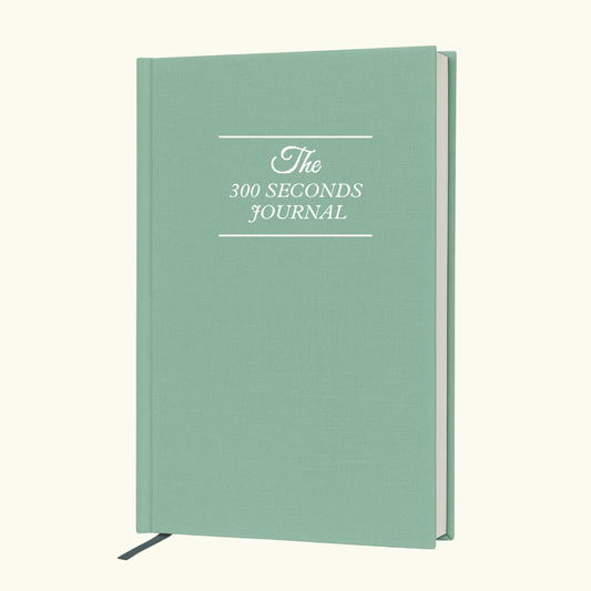 premium linen 300 seconds gratitude journal with deboss logo