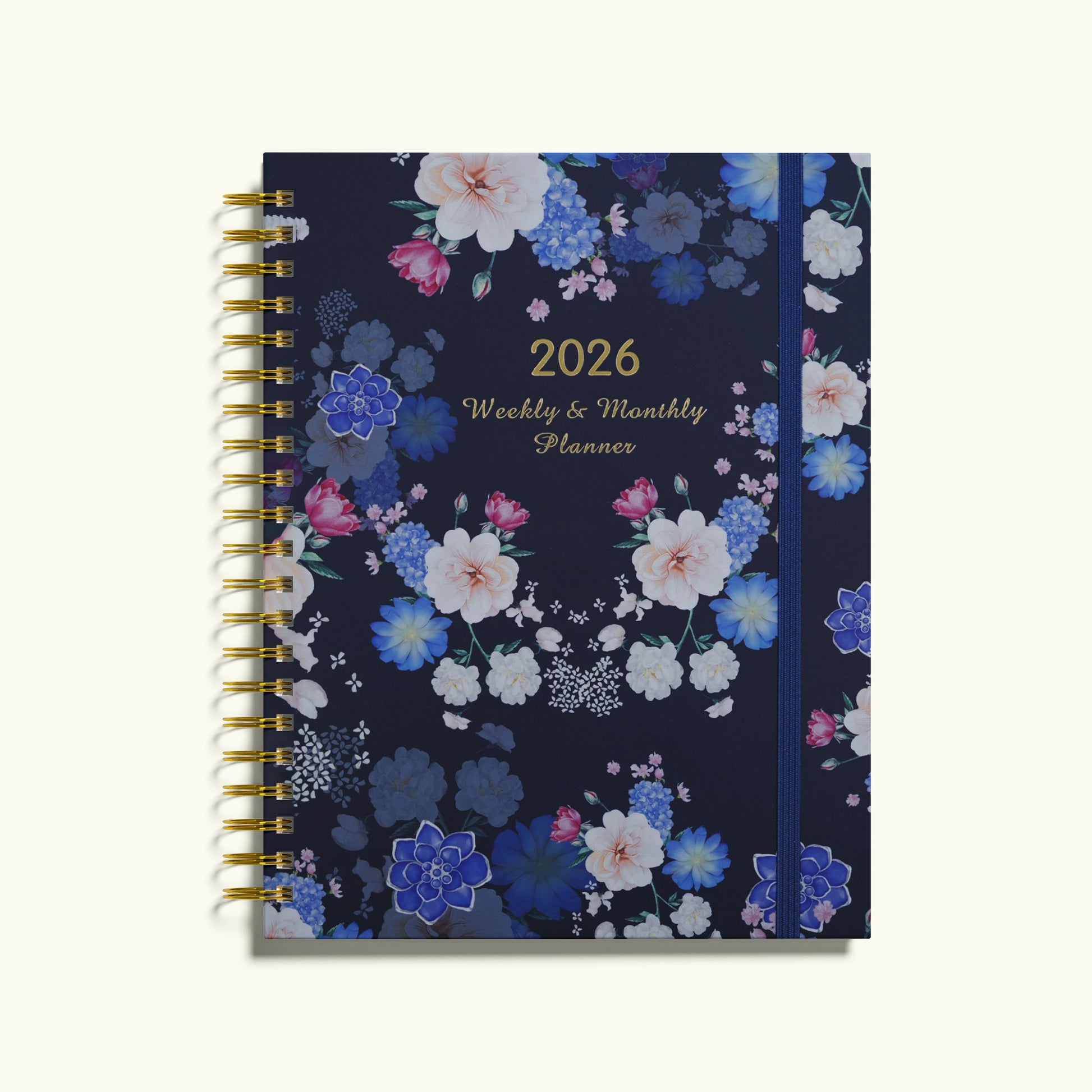 elegant paper-bound 2026 planner for goal setting and time management