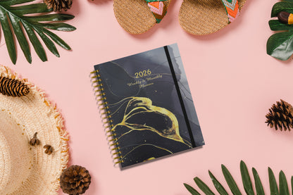 premium paper hardcover 2026 planner for daily productivity
