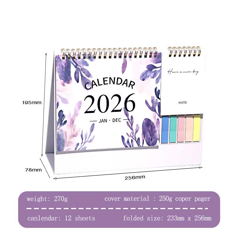 2026 Desk Calendar