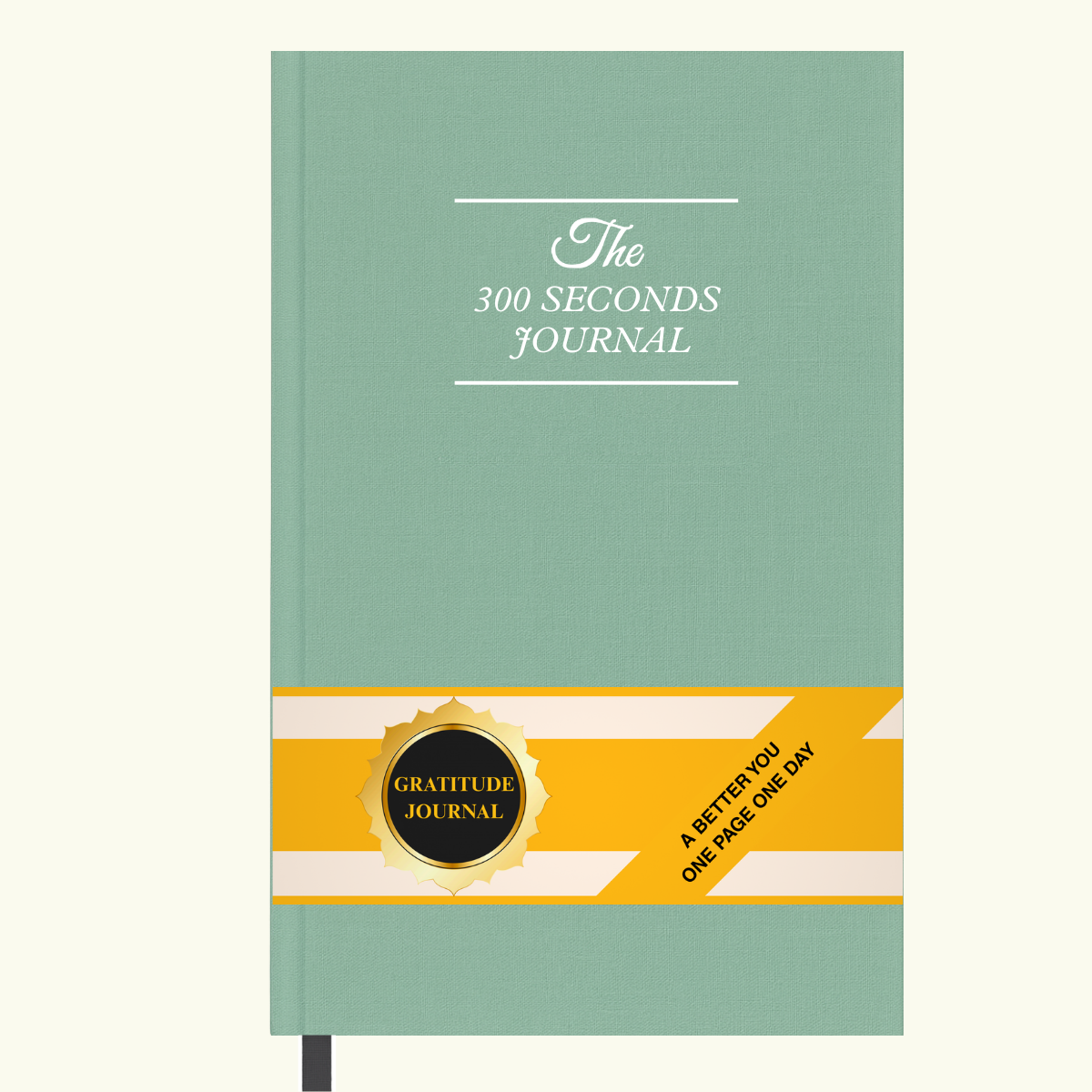 300 seconds gratitude journal with gift-ready packaging