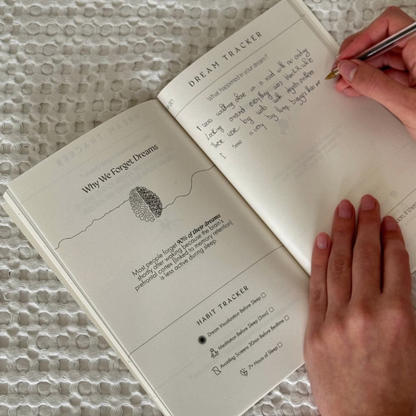 dream tracking journal to set and monitor personal goals