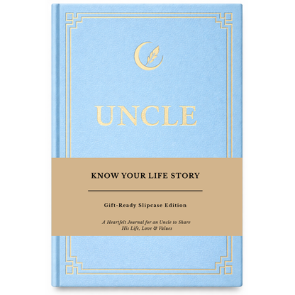 Uncle's Life Story Journal Hardcover with Slipcase