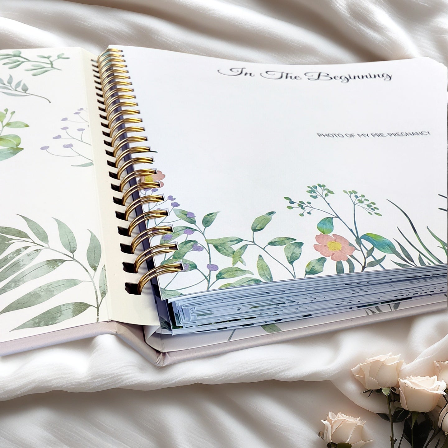luxury pregnancy journal for documenting the journey to motherhood