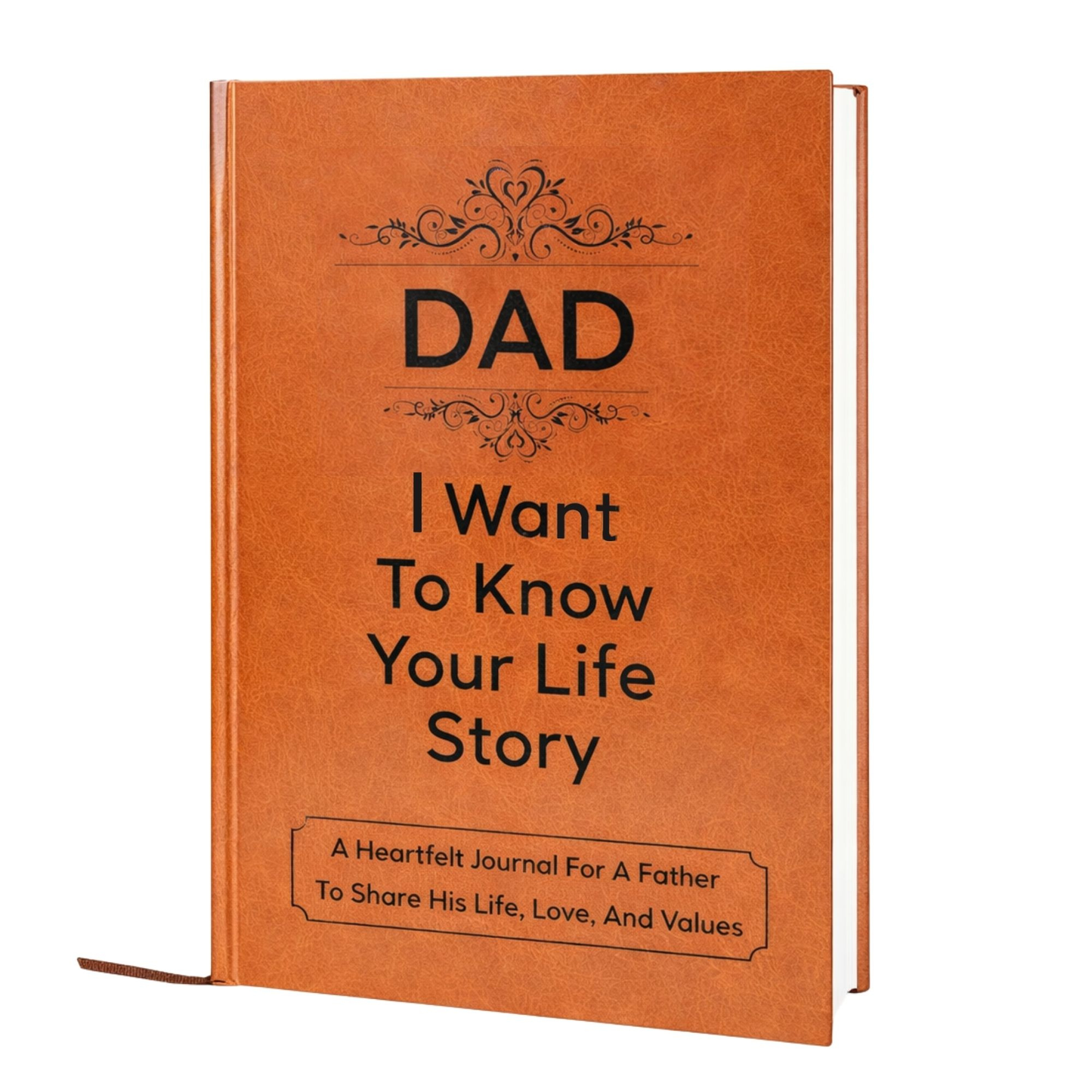 Dad I Want to Know Your Life Story Journal Hardcover, Guided Memory Book for Dad, Fathers Day Birthday Christmas Keepsake Gift