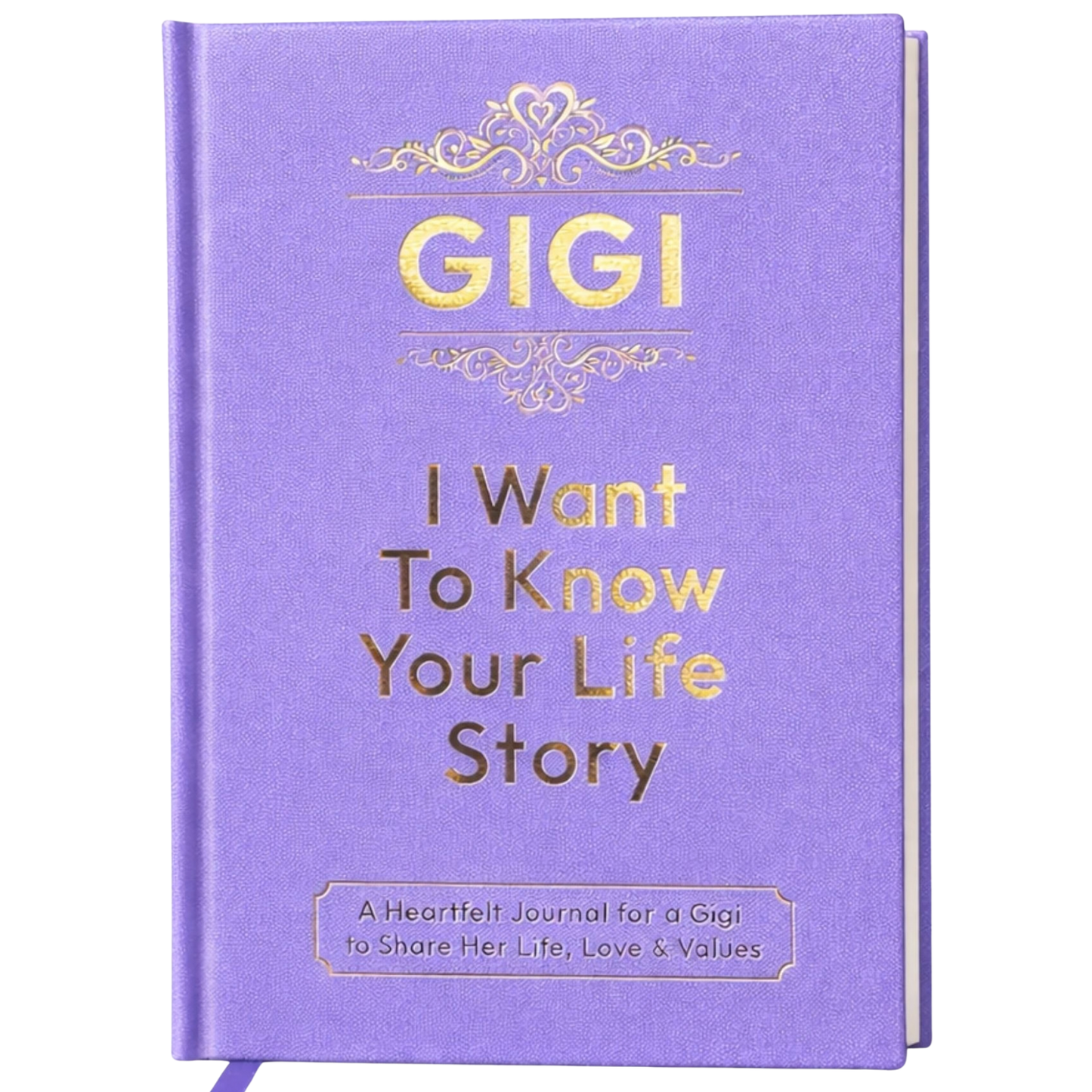 Gigi I Want to Know Your Life Story Journal Hardcover, Guided Memory Book for Gigi, Mothers Day Birthday Christmas Keepsake Gift