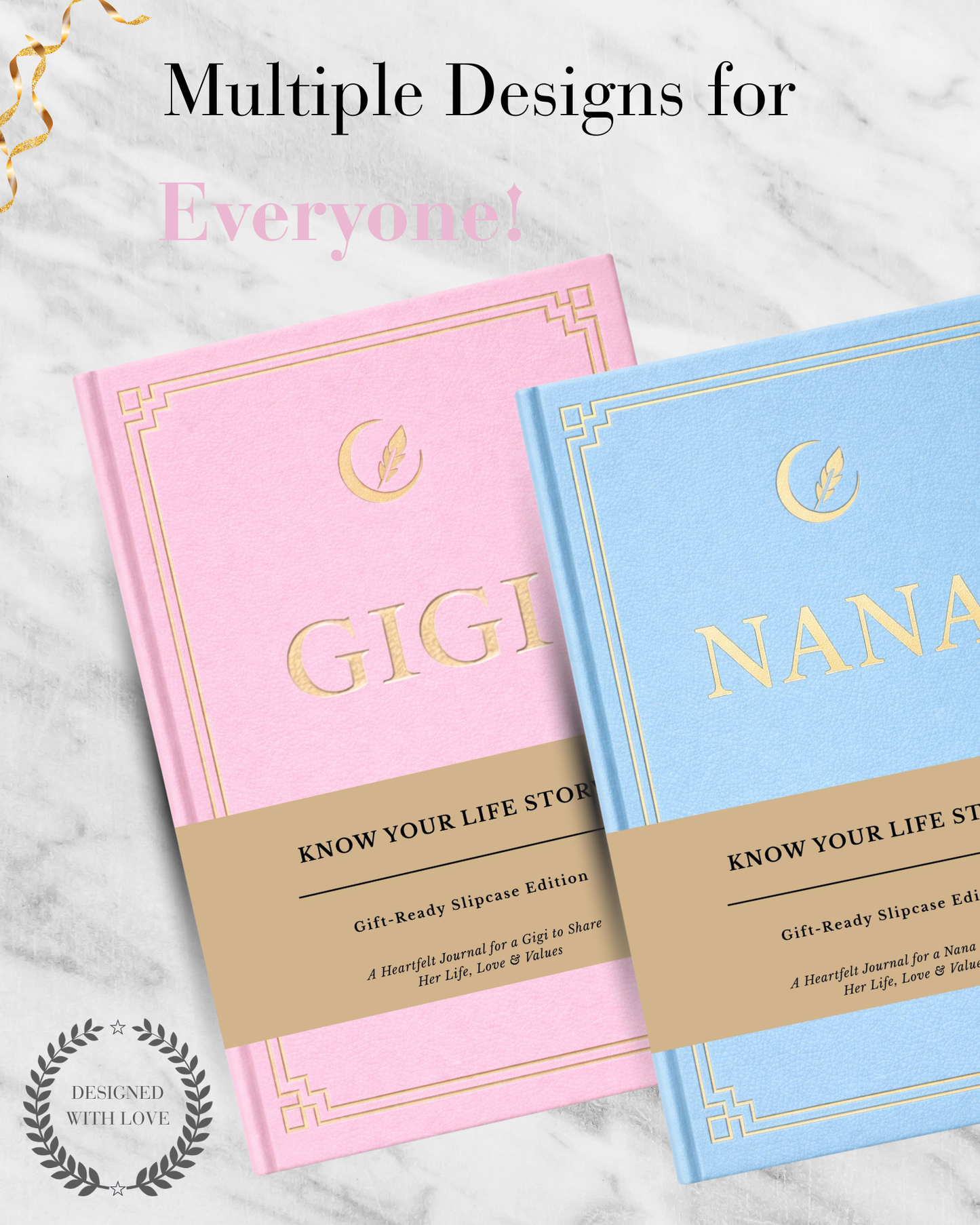 Gigi's Life Story Journal Hardcover with Slipcase