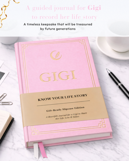 Gigi's Life Story Journal Hardcover with Slipcase
