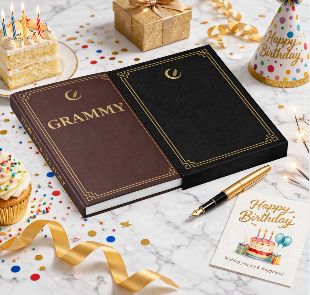 Grammy's Life Story Journal Hardcover with Slipcase