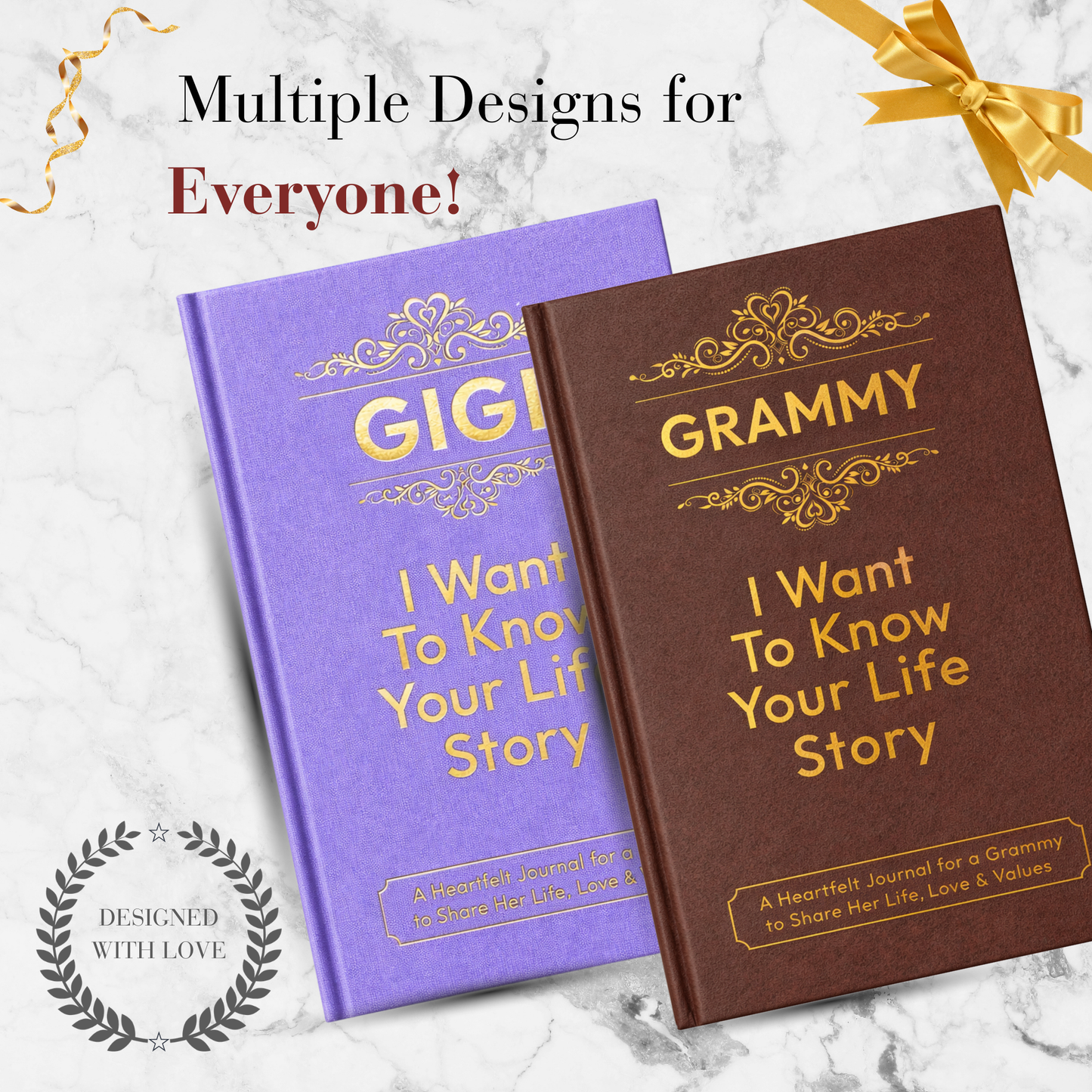 Grammy I Want to Know Your Life Story Journal Hardcover, Guided Memory Book for Grammy, Mothers Day Birthday Christmas Keepsake Gift