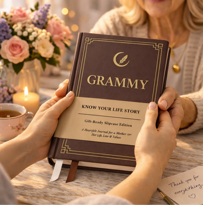 Grammy's Life Story Journal Hardcover with Slipcase