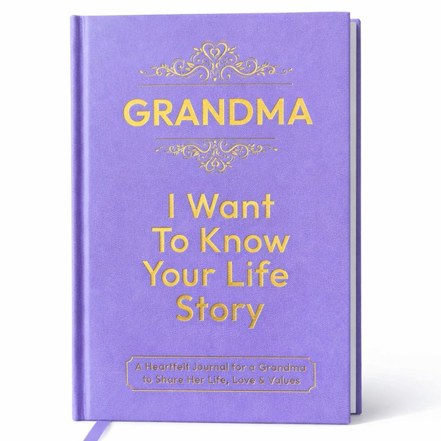 Grandma I Want to Know Your Life Story Journal Hardcover, Guided Memory Book for Grandma, Mothers Day Birthday Christmas Keepsake Gift