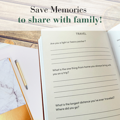 Grandpa I Want to Know Your Life Story Journal Hardcover, Guided Memory Book for Grandpa, Fathers Day Birthday Christmas Keepsake Gift