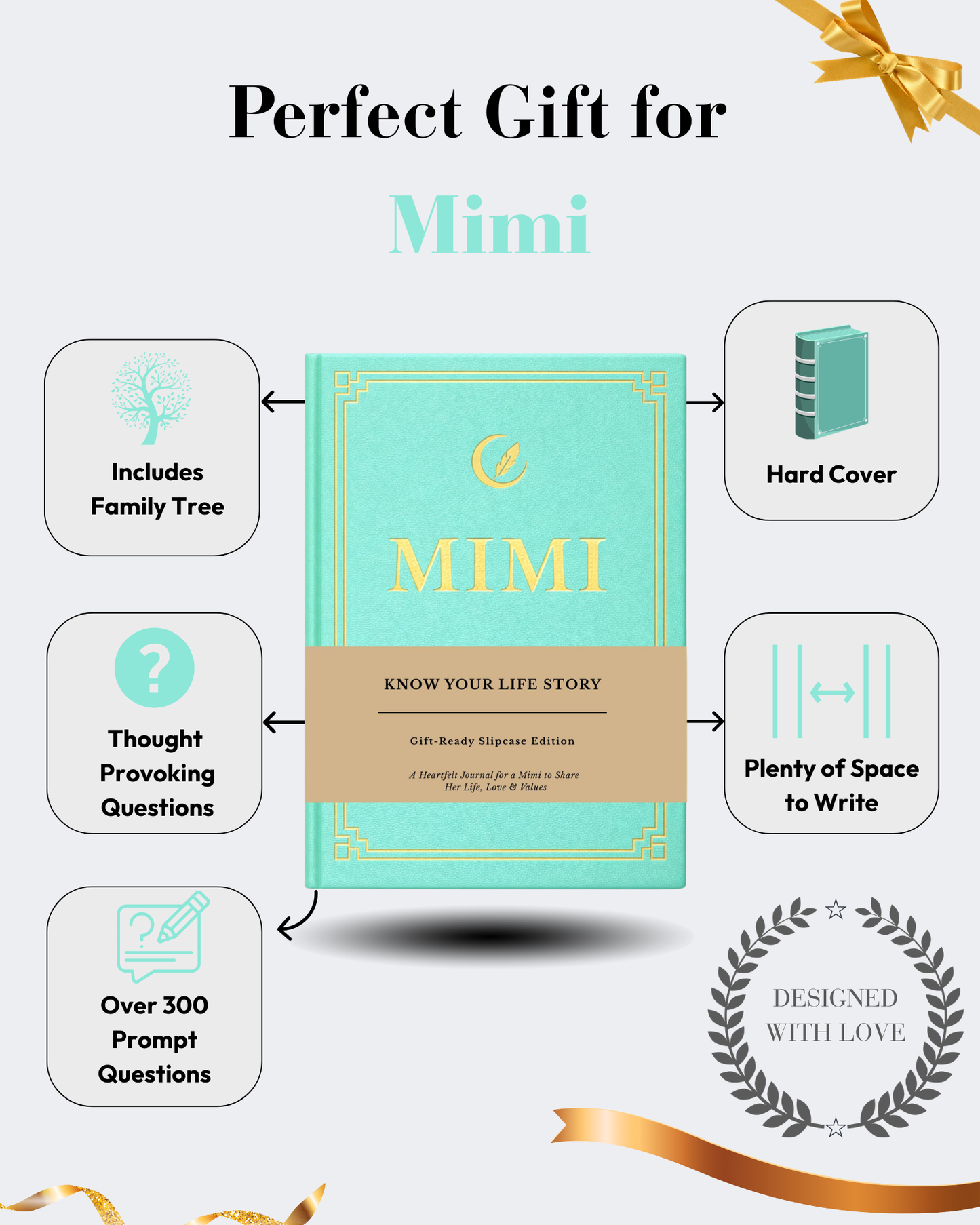 Mimi's Life Story Journal Hardcover with Slipcase