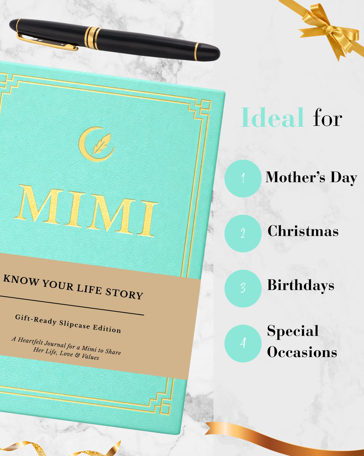 Mimi's Life Story Journal Hardcover with Slipcase