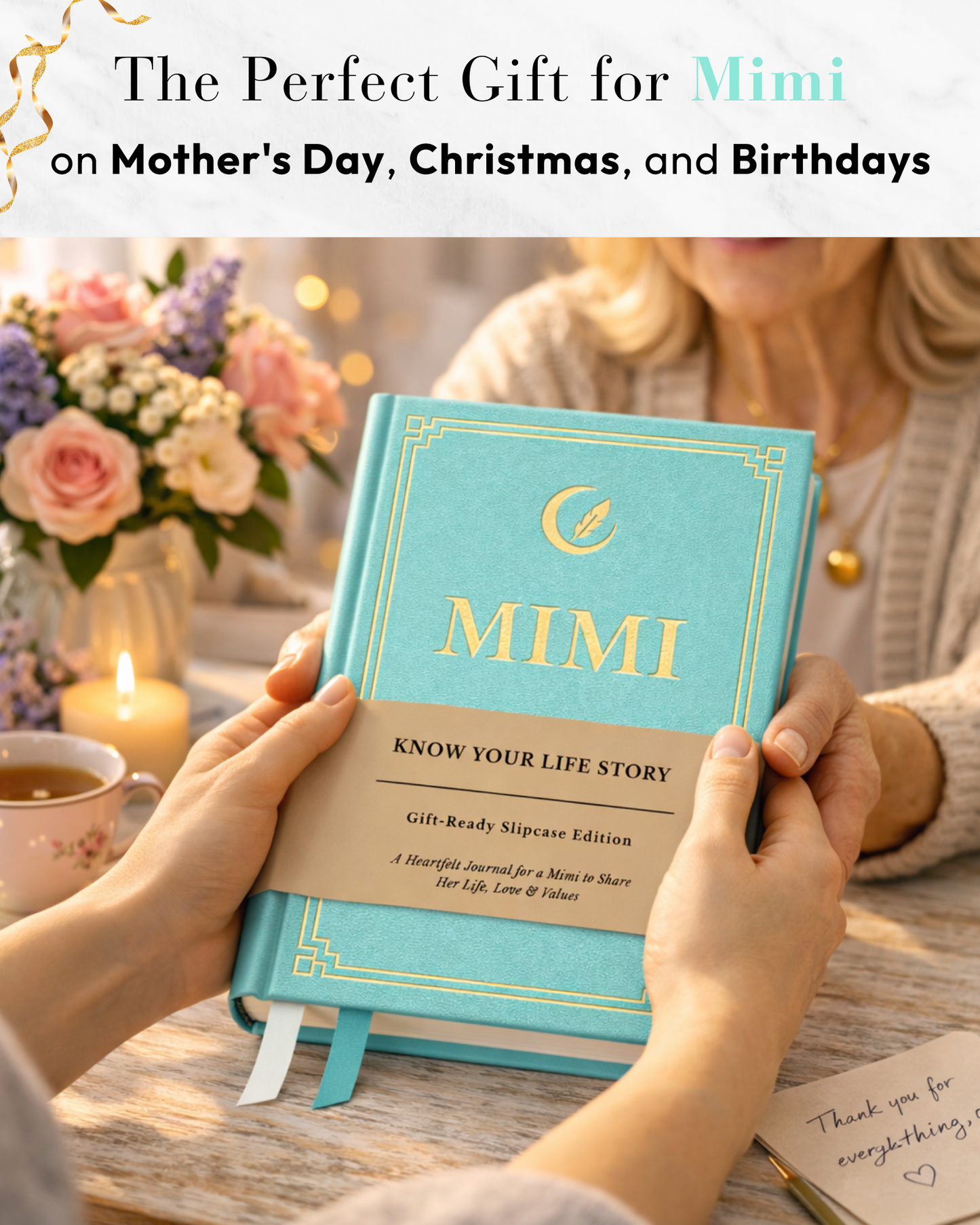 Mimi's Life Story Journal Hardcover with Slipcase