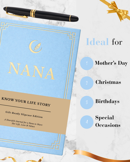 Nana's Life Story Journal Hardcover with Slipcase
