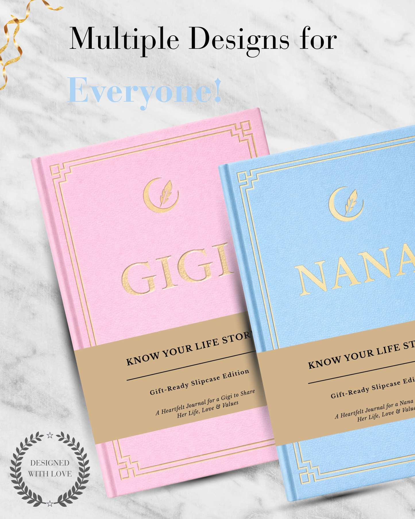 Nana's Life Story Journal Hardcover with Slipcase
