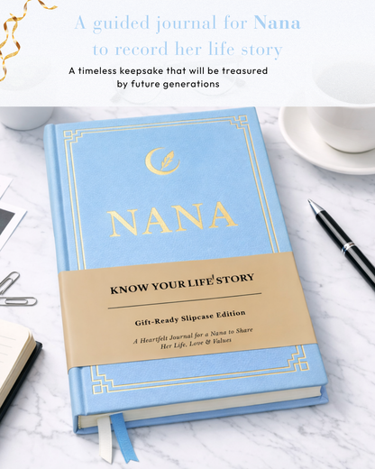 Nana's Life Story Journal Hardcover with Slipcase