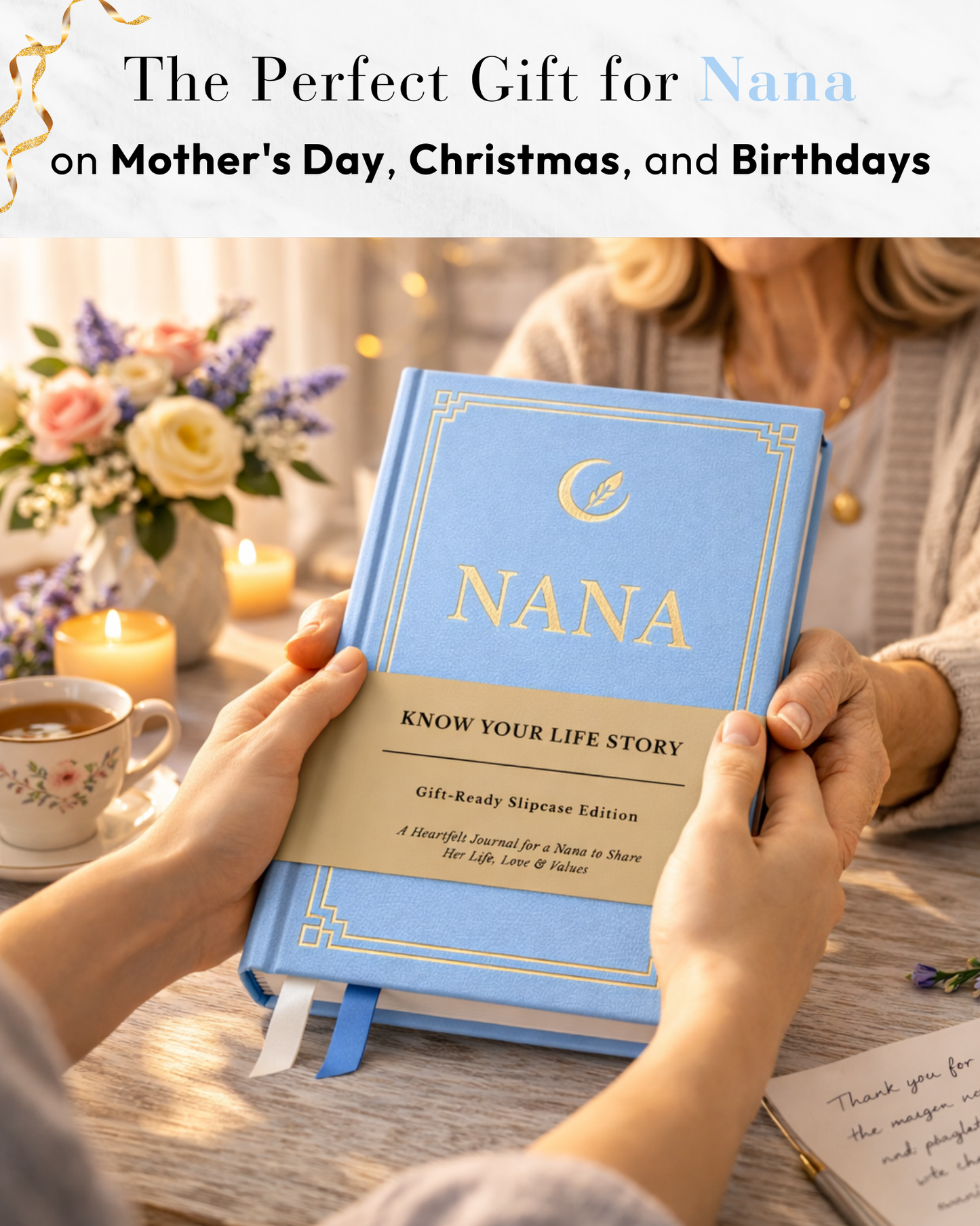 Nana's Life Story Journal Hardcover with Slipcase