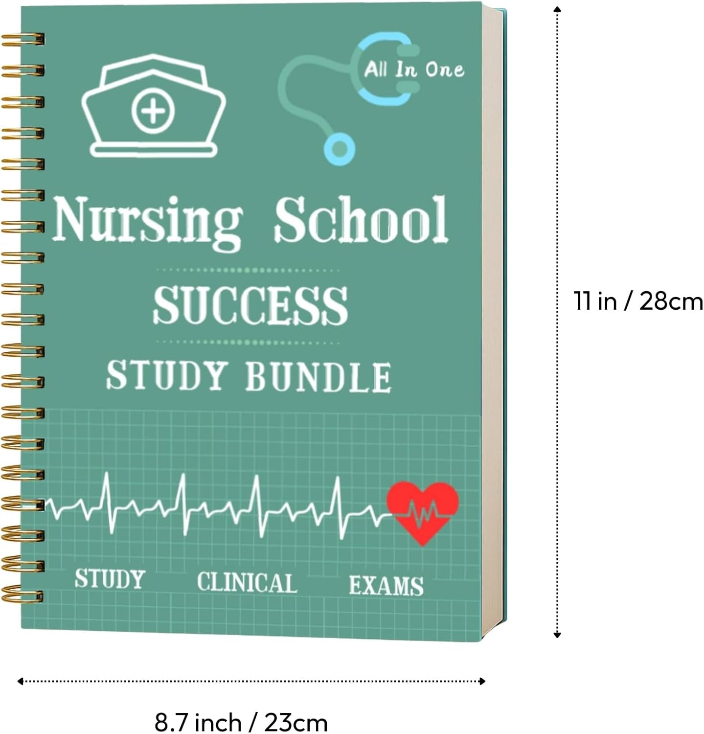 Nursing School Success Study Bundle – Planner, Clinical Notebook & Clipboard