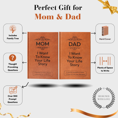Dad/Mom I want to Know Your Life Story Bundle