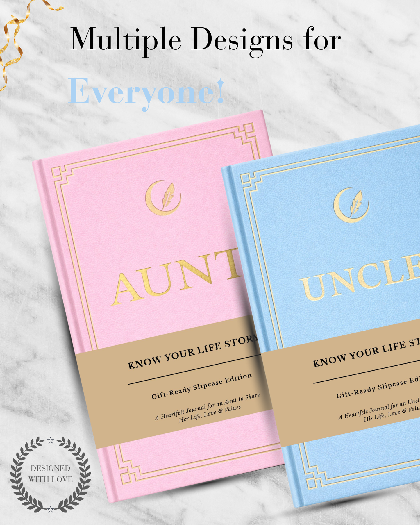 Uncle's Life Story Journal Hardcover with Slipcase