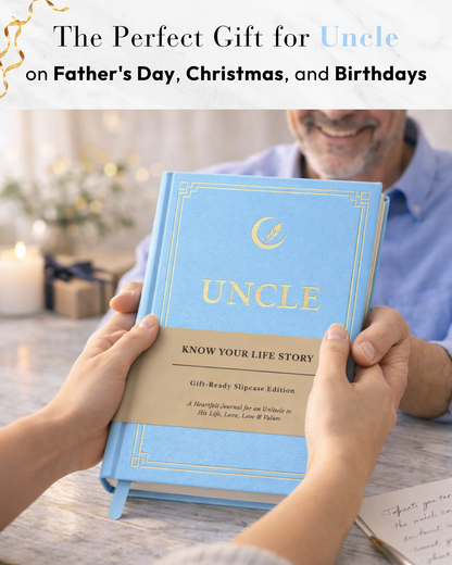 Uncle's Life Story Journal Hardcover with Slipcase